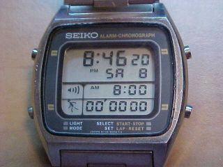 Rare Vintage Seiko Alarm Chronograph (1983) A714 - 5009.