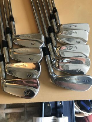 Very Rare Mizuno Pro Unstamped TN87 3 - SW Stiff Shafts Grips. 11