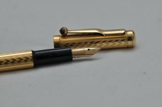 Rare Early Vintage Mabie Todd & Co Swan Fountain Pen Eyedropper - Gold Plated