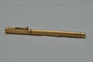 Rare Early Vintage Mabie Todd & Co Swan Fountain Pen Eyedropper - Gold Plated 2