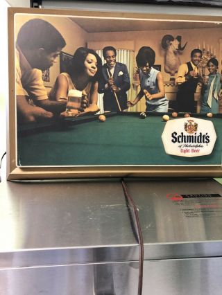 Vintage Schmidts Beer Sign