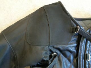 Vintage Leather Hawkeye Sports Inc.  Shooting Jacket Padded Size 44 Long 7