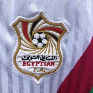 Egypt 1990 1992 Football Shirt Vintage Adidas Large Adult 42 - 44” World Cup 3