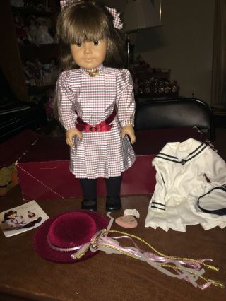 Vintage Samantha Pleasant Company Doll Accessories Extra Outfit Box