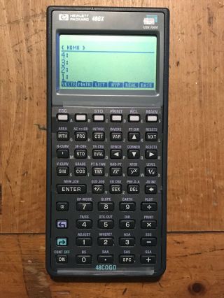 HP 48GX Graphing Calculator - 128K RAM Hewlett Packard Vintage Nr 2