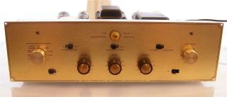 Vintage Hh Scott 99b Pp 6l6 Mono Integrated Tube Amp Amplifier
