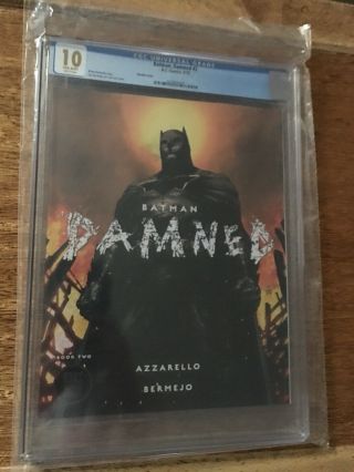 Batman Damned 2 Cover B Jim Lee Cgc 10 Rare Dc Black Label