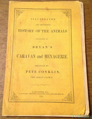 Rare 1868 Animals In Bryan 