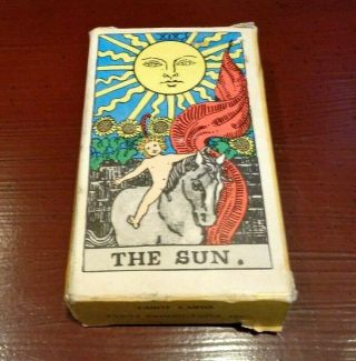 Vtg 1968 Albano - Waite Color Deluxe Edition Tarot Cards (78) Complete Deck