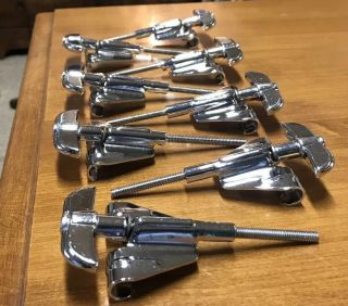 Rogers Vintage Bass Drum T - Rods & Claws 1960s Set Of 8,