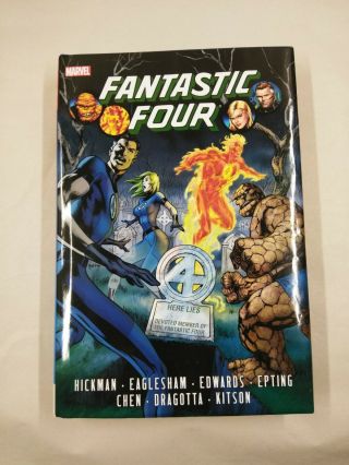 Fantastic 4 Omnibus Vol 1 By Jonathan Hickman - Oop Rare