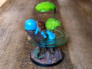 Rare Sleeping Squirtle Pokémon Deluxe Resin Statue,  One - Of - A - Kind With