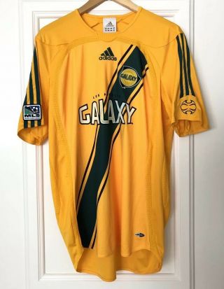 Vintage Adidas Mls Los Angeles Galaxy Home Kit Soccer Jersey 90s 2000s La Futbol