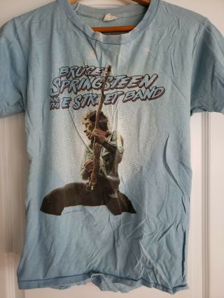 Bruce Springsteen E Street Band Vintage Live In Los Angeles Rare 81 T Shirt