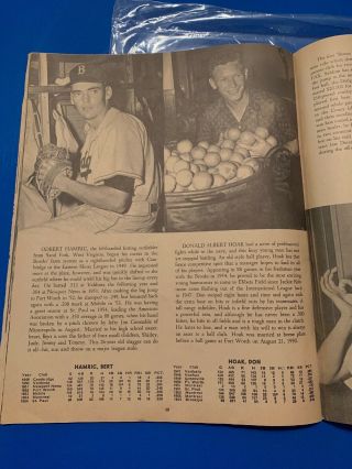 VINTAGE 1955 BROOKLYN DODGERS BASEBALL YEARBOOK 6