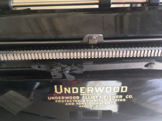 Antique Underwood Vintage Typewriter 7