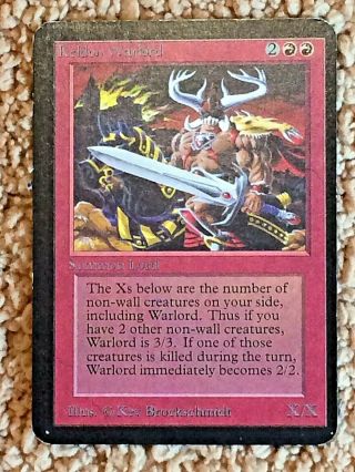 MTG 4 Card Alpha Lot;Vintage Magic The Gathering;Keldon Warlord;Burrowing & MORE 3