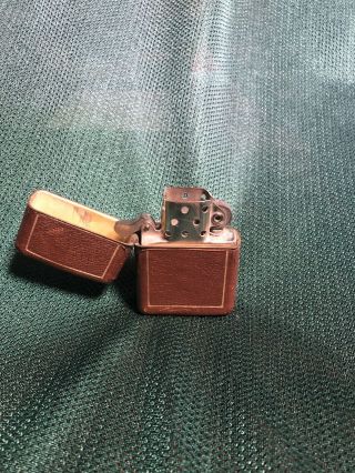 1937 - 1950 Vintage Zippo Lighter Pat.  2032695 - 5 Barrel Hinge 16 Hole