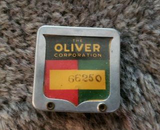 Vintage Oliver Tractor Corporation Employee Badge