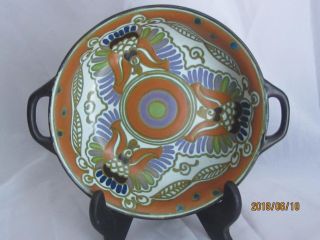 Vintage Gouda Pottery 2 Handled Bowl