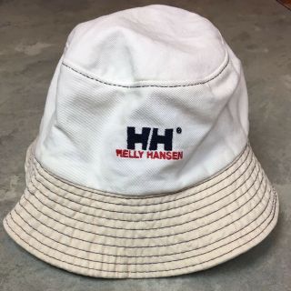 90s Vtg Helly Hansen Bucket Hat Made In Usa Sailing Beach L Hip Hop Floppy Logo