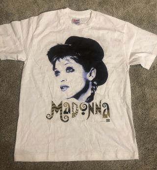 100 Official Vintage Madonna Girlie Show Tshirt.  Madame X Never Worn Size L