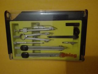 Vintage Rotring Drawing Compass Set Germany in 3
