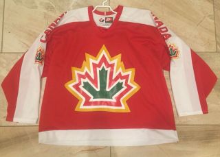 Mens Vintage Rare Nike Team Canada Hockey Jersey Sz Xxl