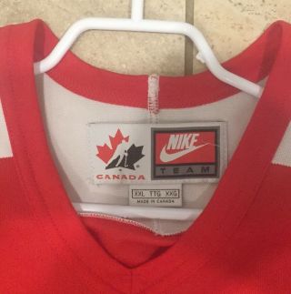 Mens Vintage Rare Nike Team Canada Hockey Jersey Sz XXL 2