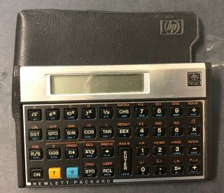 Vintage Hewlett - Packard HP 15C Scientific Calculator with Leather Case 2