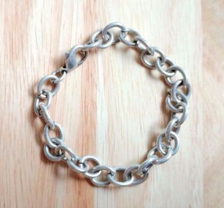 Sterling Silver Cable Chain Bracelet 8 - 1/2 " 27.  6 Grams 5 - E4161