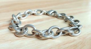 Sterling Silver Cable Chain Bracelet 8 - 1/2 