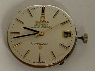 Vintage Omega Automatic Chronometer Constellation Wrist Watch Movement Cal 265