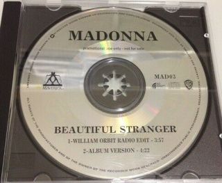 Madonna Stranger Rare Promotional Cd 1999 Austin Powers William Orbit