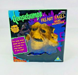 Vintage 1996 Toymax Goosebumps Freaky Faces Mud Monster Toy Rl Stine