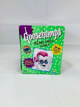 Vintage1996 Toymax Goosebumps Freaky Faces CURLY Rubber Toy RL Stine Rare 4