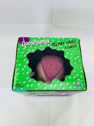 Vintage1996 Toymax Goosebumps Freaky Faces CURLY Rubber Toy RL Stine Rare 5