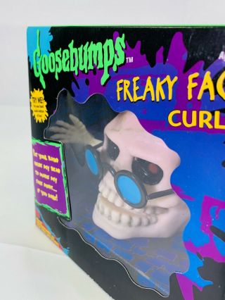 Vintage1996 Toymax Goosebumps Freaky Faces CURLY Rubber Toy RL Stine Rare 7