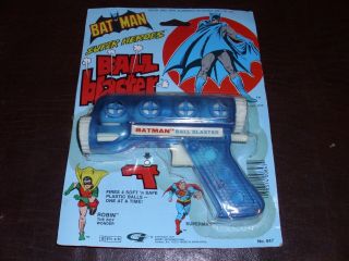 Vintage Batman Ball Blaster Justice League America Jla Rare Hero Moc 1978