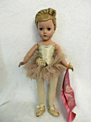 Vintage Arranbee Nancy Lee Doll 14 " Ballerina Dress First Place Doll