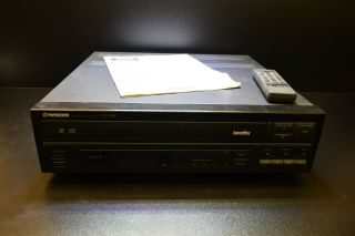 Vintage 1991 Pioneer Cld - 990 Laserdisc Player Has Remote