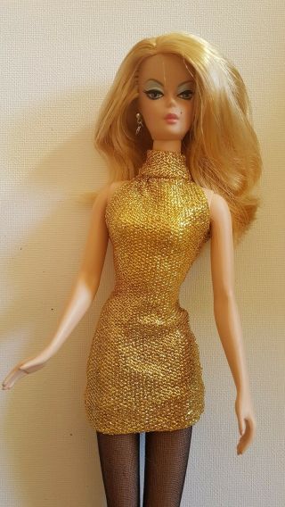 CONTEMPORARY BARBIE® BLONDE SILKSTONE ' TRENT SETTER ' IN SHOPPING CHIC OUTFIT 95 2