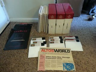 Vintage Altos Computer Manuals,  Software,  Ads,  And Newsletter