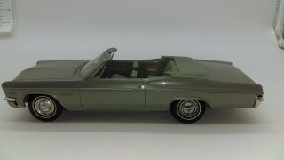Vintage Chevrolet Dealer Promo Toy Model 1966 Impala Ss Convertible Green
