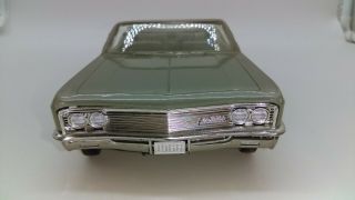 Vintage Chevrolet Dealer Promo Toy Model 1966 Impala SS Convertible Green 4