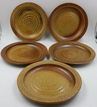 SET OF 5 VINTAGE STUDIO CRAFTED 9 