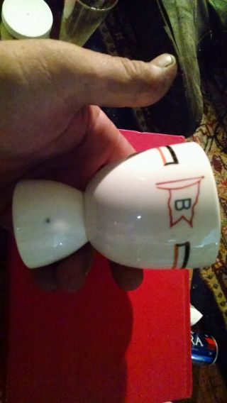 Vintage Bull Lines China Steamship Egg Cup Cruise Ship