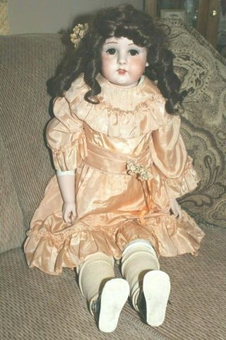 Kestner German Bisque Antique Doll 32 Inch Girl Dep 154 16 On Head Well Made