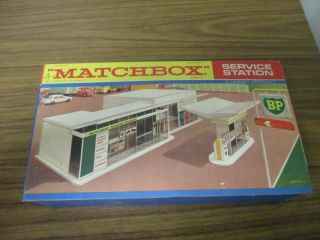 Vintage - Nib - Lesney Matchbox Mg - 1 Service Station