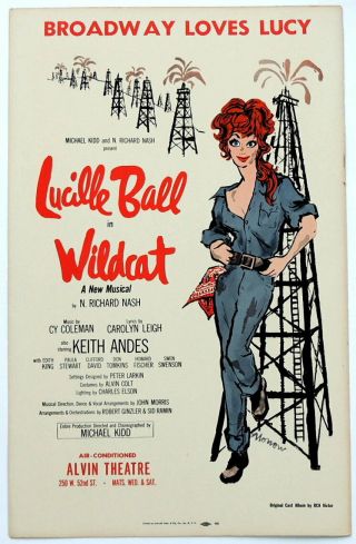 Triton Offers Rare 1960 Broadway Poster Wildcat Lucille Ball Musical